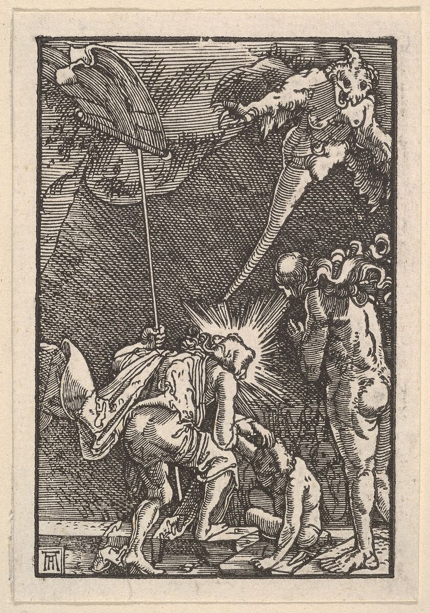 Christ in Limbo, from The Fall and Salvation of Mankind Through the Life and Passion of Christ, Albrecht Altdorfer (German, Regensburg ca. 1480–1538 Regensburg), Woodcut 