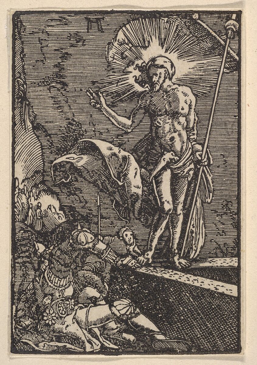 The Resurrection, from The Fall and Salvation of Mankind Through the Life and Passion of Christ, Albrecht Altdorfer (German, Regensburg ca. 1480–1538 Regensburg), Woodcut 