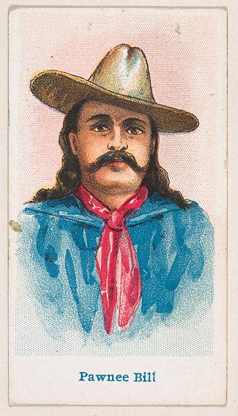 Pawnee Bill, from the Wild West Caramels series (E49) for the American Caramel Company, Issued by American Caramel Company, Philadelphia, Commercial color lithograph 