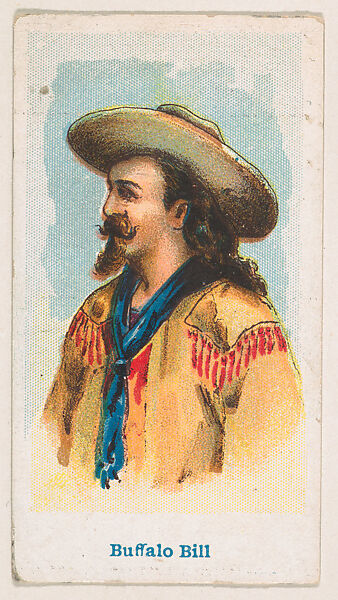 Buffalo Bill, from the Wild West Caramels series (E49) for the American Caramel Company, Issued by American Caramel Company, Philadelphia, Commercial color lithograph 