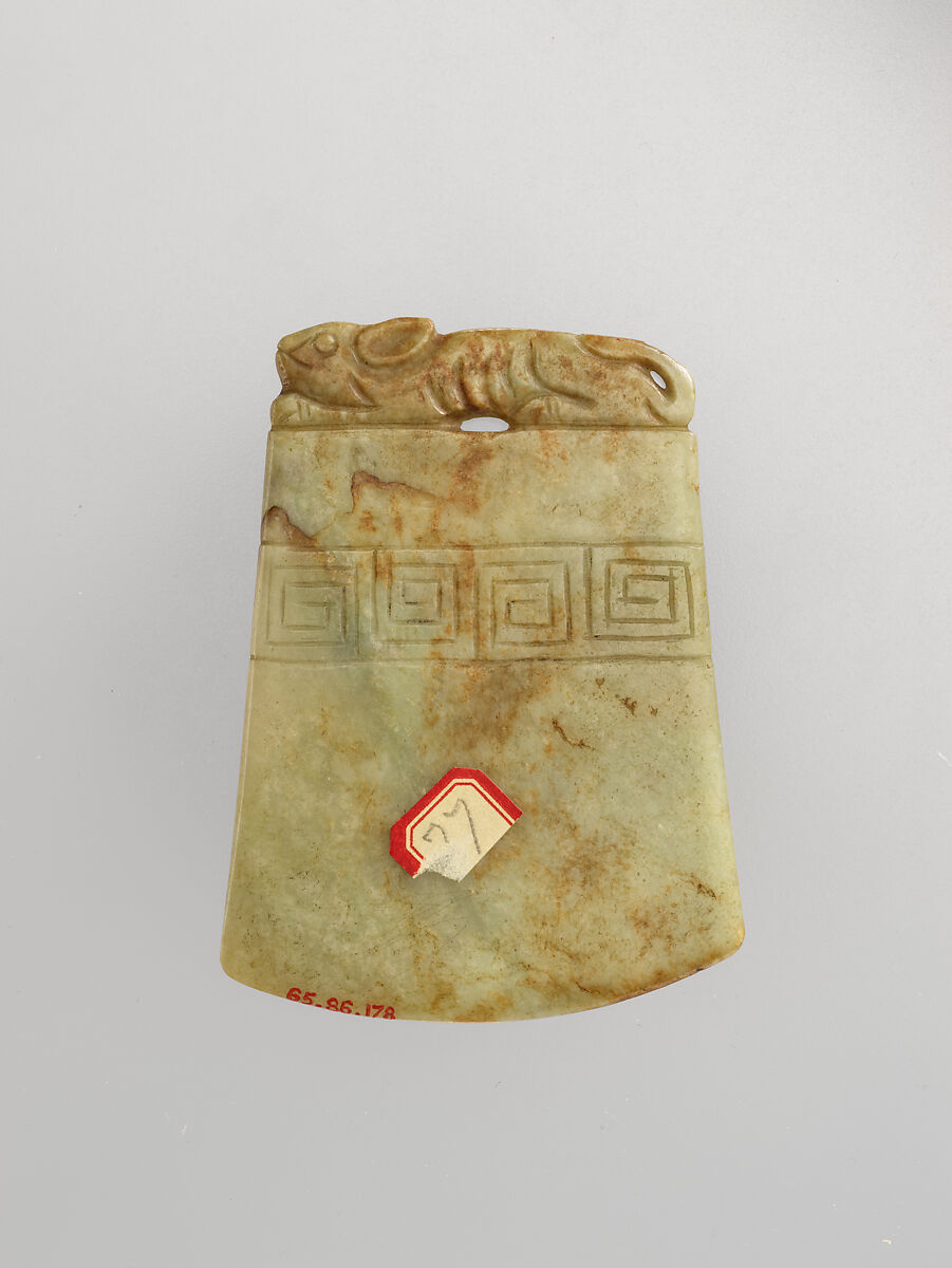 Pendant, Nephrite, China