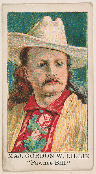 Major Gordon W. Lillie, from the Wild West Gum series (E50) for John H. Dockman & Son, Issued by John H. Dockman &amp; Son, Baltimore, Commercial color lithograph 