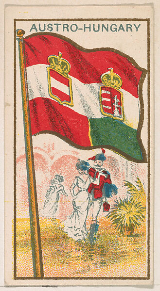 Flag of Austro-Hungary, from the Flag Caramels series (E15) for the American Caramel Company, Issued by American Caramel Company, Philadelphia, Commercial color lithograph 
