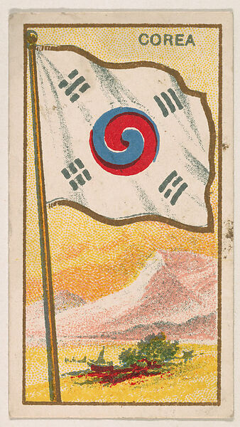 Issued by American Caramel Company, Philadelphia | Flag of Corea, from ...