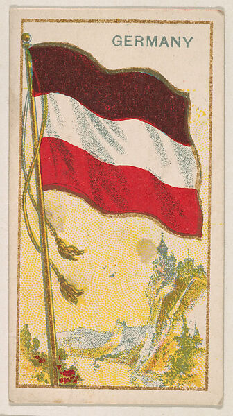 Flag of Germany, from the Flag Caramels series (E15) for the American Caramel Company, Issued by American Caramel Company, Philadelphia, Commercial color lithograph 