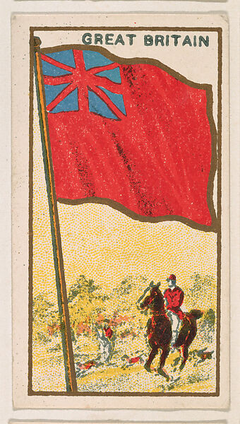 Flag of Great Britain, from the Flag Caramels series (E15) for the American Caramel Company, Issued by American Caramel Company, Philadelphia, Commercial color lithograph 