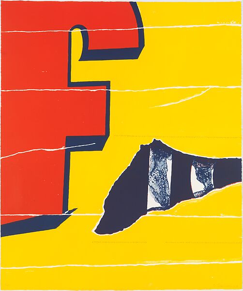 Plate from Walls V, Burhan Doğançay (American, born Turkey, Istanbul 1929–2013 Istanbul), Lithograph 