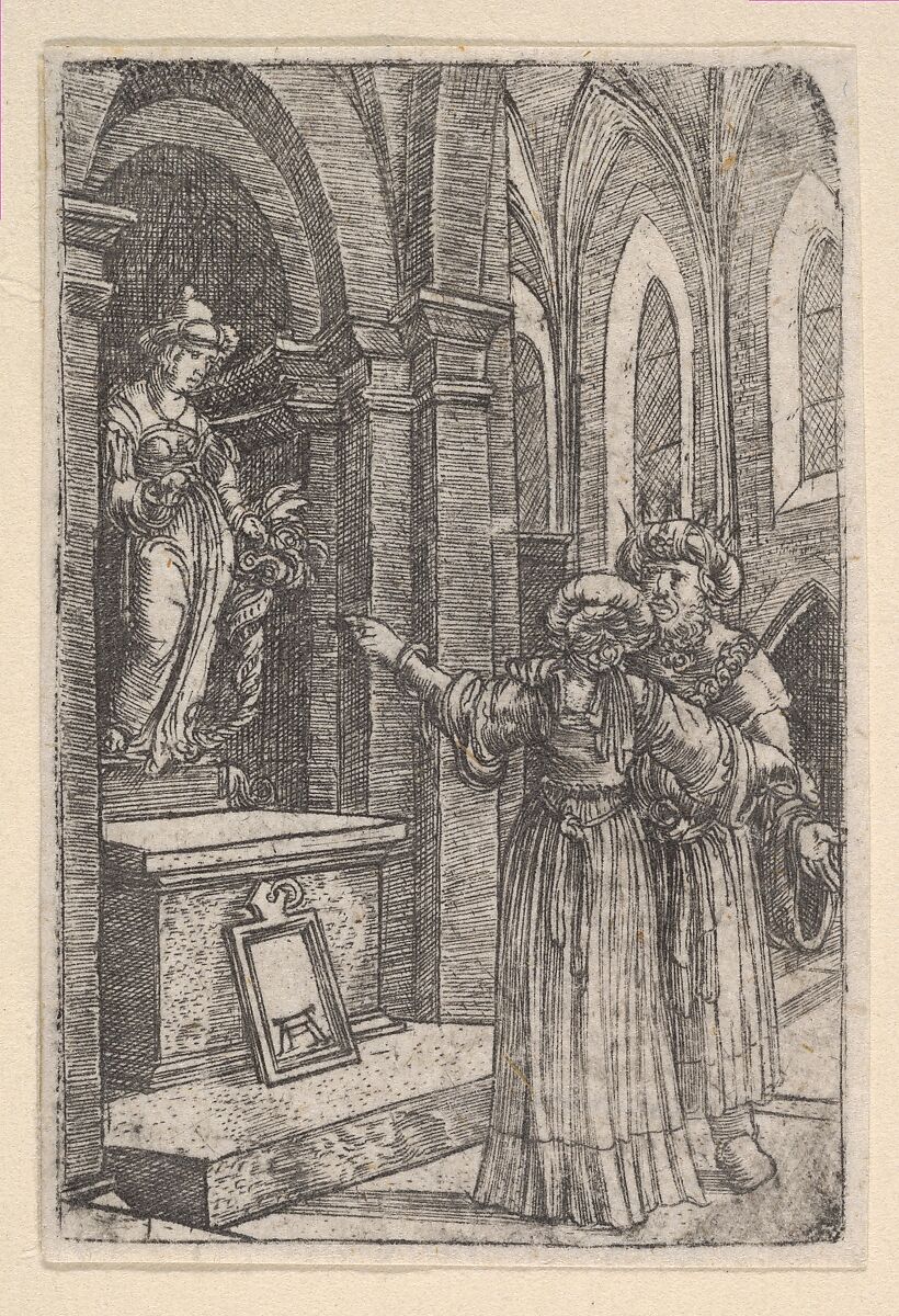 Solomon's Idolatry, Albrecht Altdorfer (German, Regensburg ca. 1480–1538 Regensburg), Engraving 