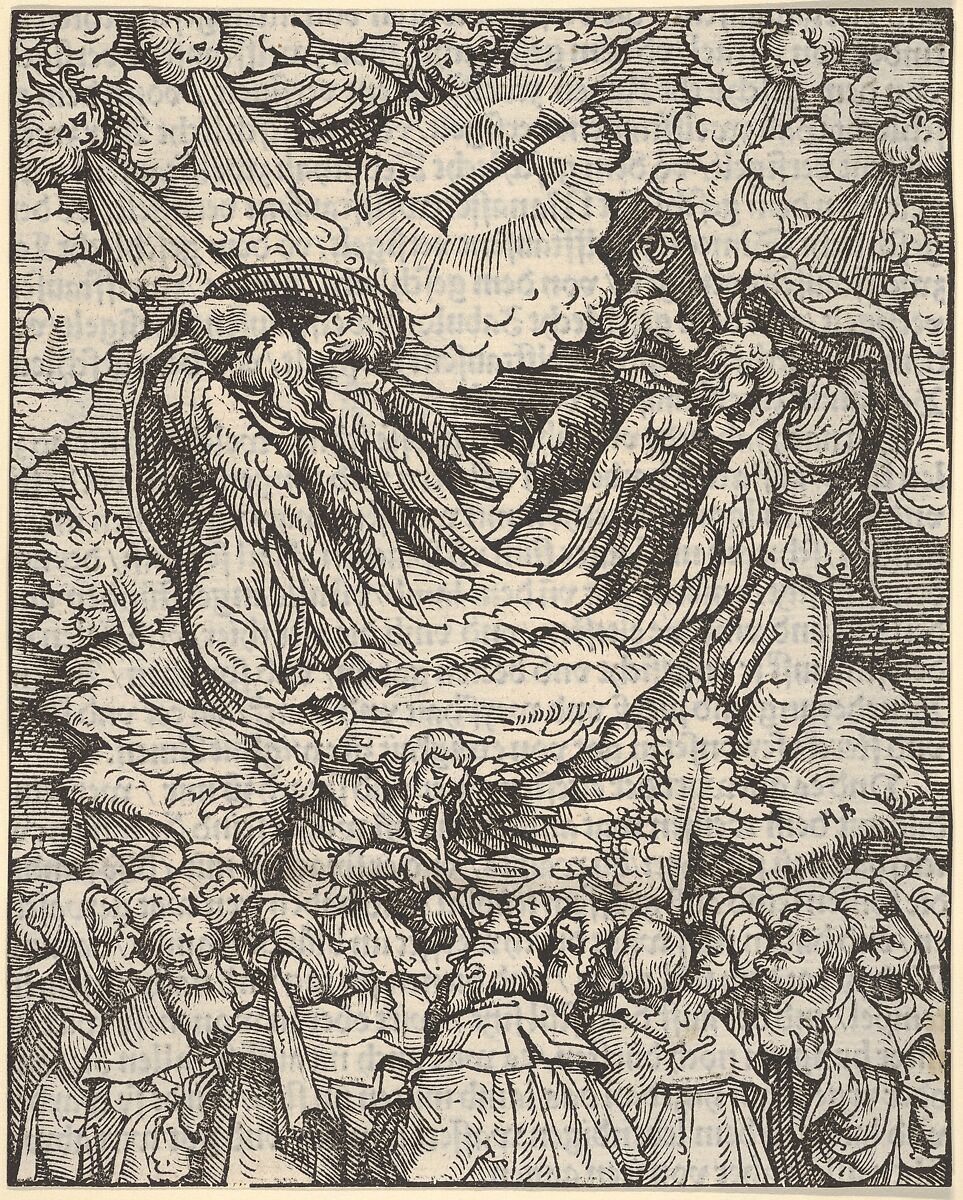 Designation of the Elect, from The Apocalypse, Hans Burgkmair (German, Augsburg 1473–1531 Augsburg), Woodcut 