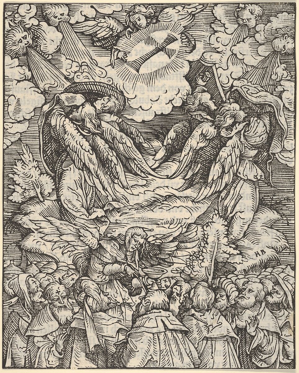 Designation of the Elect, from "The Apocalypse", Hans Burgkmair (German, Augsburg 1473–1531 Augsburg), Woodcut 