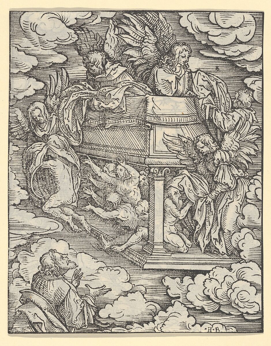 Recto of Sheet with The Clothing of the Elect, from The Apocalypse, Hans Burgkmair (German, Augsburg 1473–1531 Augsburg), Woodcut 