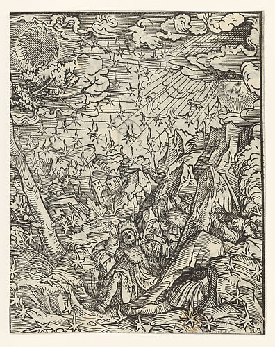 Verso of Sheet with The Fire-Rain, from 