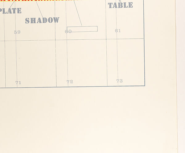 The Next to the Last, Arakawa (American, (born Japan), Nagoya 1936–2010 New York), Colored silkscreen