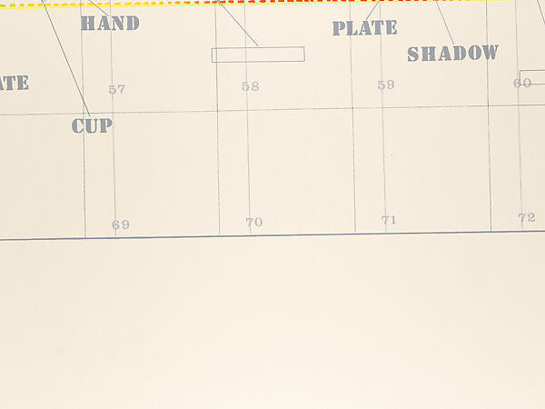 The Next to the Last, Arakawa (American, (born Japan), Nagoya 1936–2010 New York), Colored silkscreen
