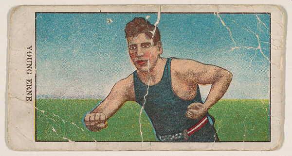 Young Erne, from the Twenty-Five Prizefighters series (E78), Commercial color lithograph 