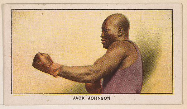 Jack Johnson, from the 27 Scrappers series (E79) for the Philadelphia Caramel Company, Issued by Philadelphia Caramel Co., Camden, New Jersey, Commercial color lithograph 