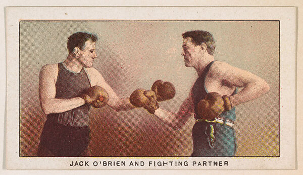Jack O'Brien and Fighting Partner, from the 27 Scrappers series (E79) for the Philadelphia Caramel Company, Issued by Philadelphia Caramel Co., Camden, New Jersey, Commercial color lithograph