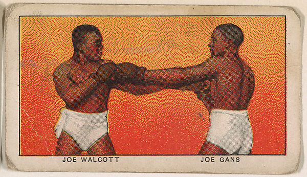 Joe Walcott Fighting Joe Gans, from the 44 Scrappers series (E80) for the Philadelphia Caramel Company, Issued by Philadelphia Caramel Co., Camden, New Jersey, Commercial color lithograph 