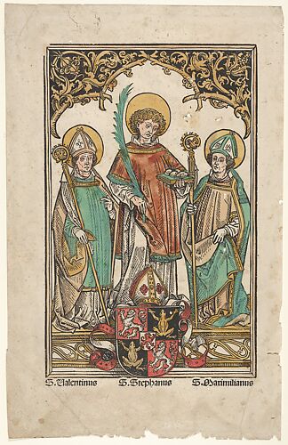 Saints Valentine, Stephen, and Maximilian, the Patron Saints of Passau