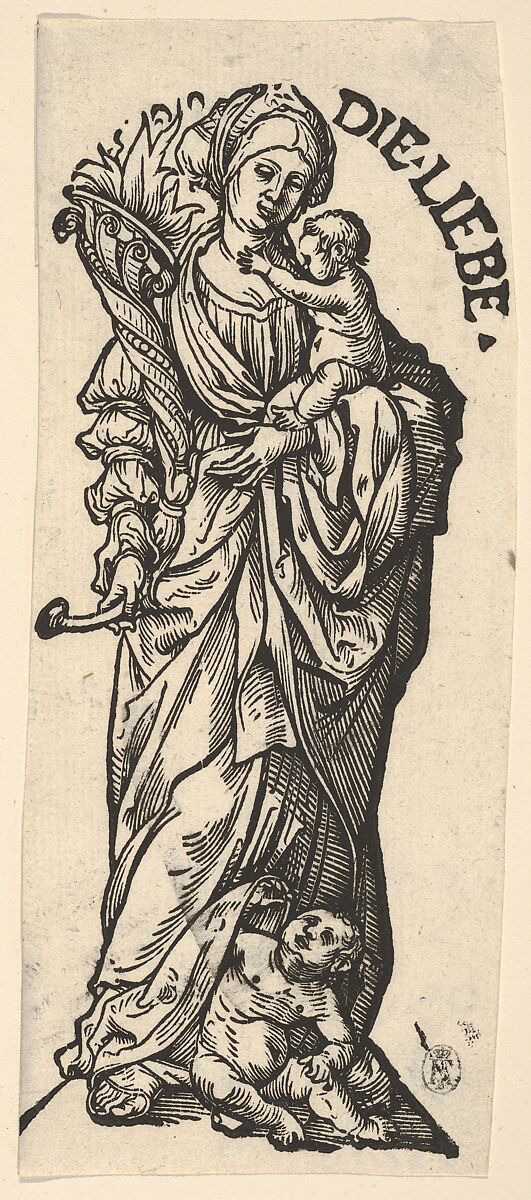 Charity (Die Liebe), from "The Seven Virtues", Hans Burgkmair (German, Augsburg 1473–1531 Augsburg), Woodcut; third state of three (Hollstein) 