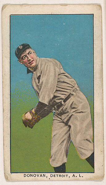 Donovan, Detroit, American League, from the 30 Ball Players series (E96) for the Philadelphia Caramel Company, Issued by Philadelphia Caramel Co., Camden, New Jersey, Commercial color lithograph