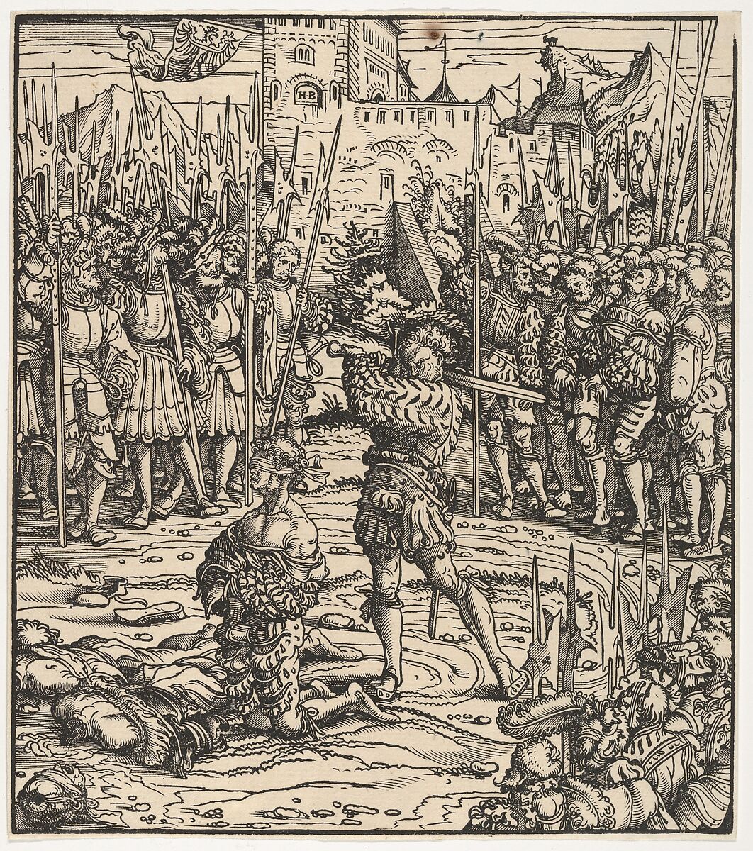 The Execution of the Guardian of Kufstein, from "Der Weisskunig", Hans Burgkmair (German, Augsburg 1473–1531 Augsburg), Woodcut 