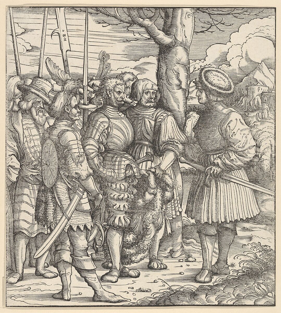 The Skill of the White King Dealing with Different Nations in Wartime, from "Der Weisskunig", Hans Burgkmair (German, Augsburg 1473–1531 Augsburg), Woodcut 