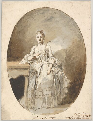 Portrait of Marguerite Le Comte