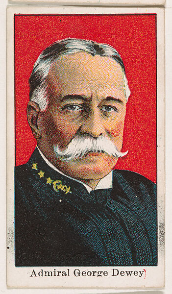 Admiral George Dewey, from the Navy Candy series (E2) for The Lauer & Suter Co., Issued by The Lauer &amp; Suter Co., Baltimore, Commercial color lithograph 
