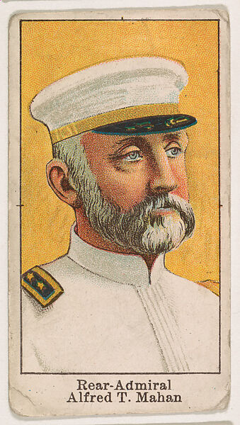 Rear-Admiral Alfred T. Mahan, from the Navy Candy series (E2) for The Lauer & Suter Co., Issued by The Lauer &amp; Suter Co., Baltimore, Commercial color lithograph 