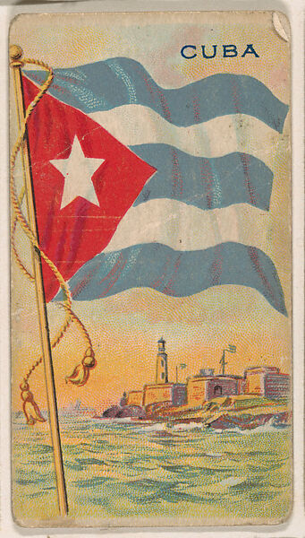 Cuba, from the Flagum series (E18, Type D) issued by the American Chewing Products Corp., Issued by the American Chewing Products Corp., Newark, New Jersey, Commercial color lithograph 