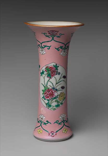 Beaker Vase, Porcelain, Chinese