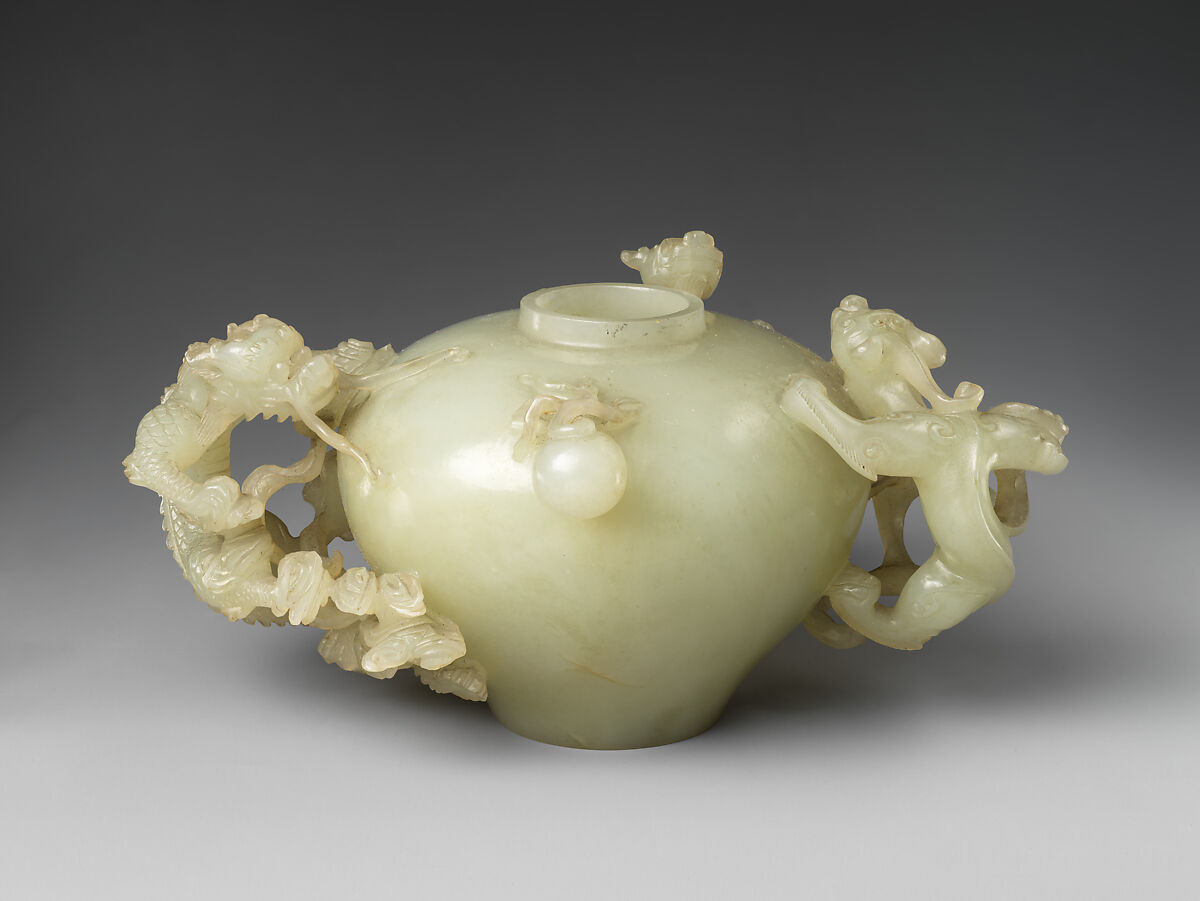 Dragon Vase, Nephrite, China
