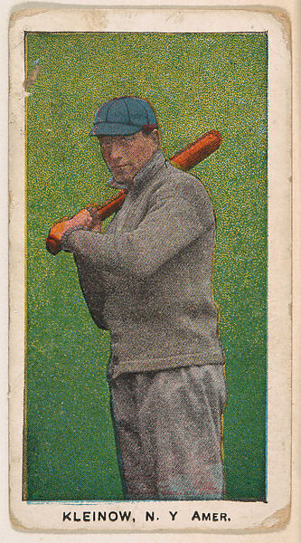 Kleinow, New York, American League, from the 30 Ball Players series (E97) for C.A. Briggs Co. Lozenges, Issued by C.A. Briggs Co., Boston, Commercial color lithograph 