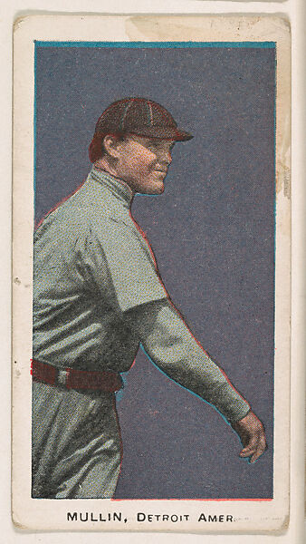 Mullin, Detroit, American League, from the 30 Ball Players series (E97) for C.A. Briggs Co. Lozenges, Issued by C.A. Briggs Co., Boston, Commercial color lithograph 