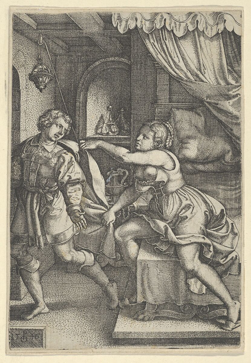 Georg Pencz | Joseph and Potiphar's Wife, from 