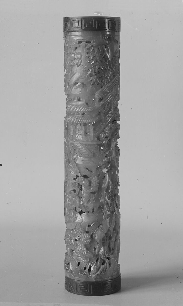 Incense stick holder, Jade (nephrite), China 