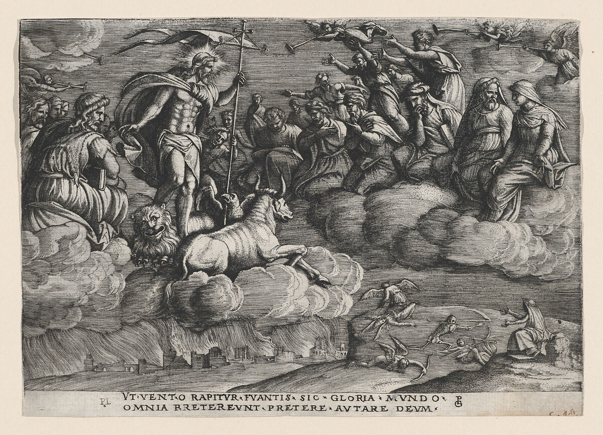 The Triumph of Eternity on Death, from The Triumph of Petrarch, Georg Pencz (German, Wroclaw ca. 1500–1550 Leipzig), Engraving; second state of two (Landau) 