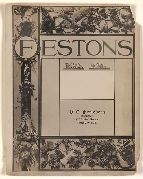 Title Page from Festons, First Edition, Hans Carl Perleberg (American, Jersey City, New Jersey), Illustrations: photographs 