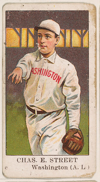 Charles E. Street, Catcher, Washington, American League, from the Baseball Caramels series (E91-C) for the American Caramel Company, Issued by American Caramel Company, Philadelphia, Commercial color lithograph 