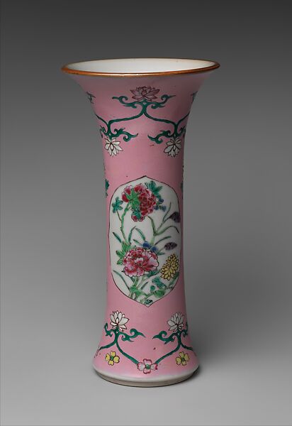Beaker Vase, Porcelain, Chinese