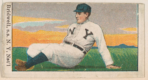 Bridwell, Shortstop, New York, National League, from the Baseball Gum series (E92), issued by Croft and Allen Co., Issued by Croft and Allen Co., Philadelphia, Commercial color lithograph 