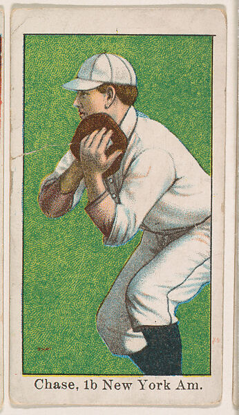 Chase, 1st Base, New York, American League, from the Baseball Gum series (E92), issued by Croft and Allen Co., Issued by Croft and Allen Co., Philadelphia, Commercial color lithograph 