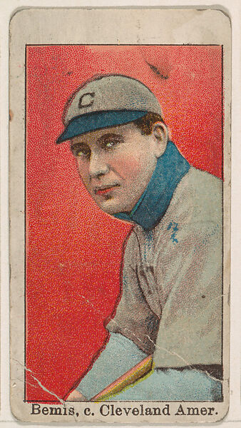 Bemis, Catcher, Cleveland, American League, from the Baseball Gum series (E92), issued by Croft and Allen Co., Issued by Croft and Allen Co., Philadelphia, Commercial color lithograph 