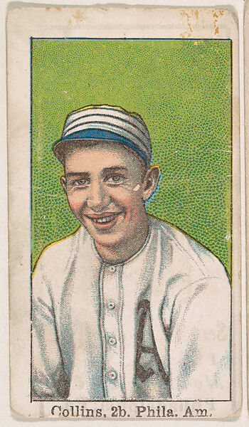Collins, 2nd Base, Philadelphia, American League, from the Baseball Gum series (E92), issued by Croft and Allen Co., Issued by Croft and Allen Co., Philadelphia, Commercial color lithograph 