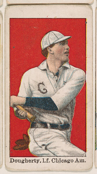Dougherty, Left Field, Chicago, American League, from the Baseball Gum series (E92), issued by Croft and Allen Co., Issued by Croft and Allen Co., Philadelphia, Commercial color lithograph 