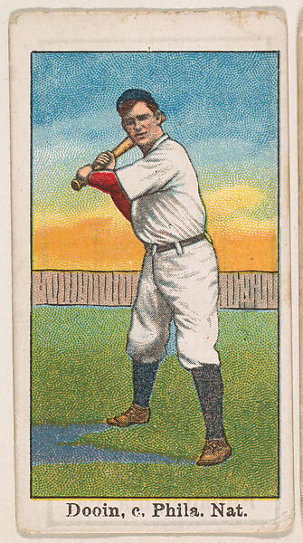 Dooin, Catcher, Philadelphia, National League, from the Baseball Gum series (E92), issued by Croft and Allen Co., Issued by Croft and Allen Co., Philadelphia, Commercial color lithograph 