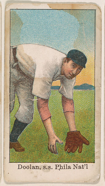 Doolan, Shortstop, Philadelphia, National League, from the Baseball Gum series (E92), issued by Croft and Allen Co., Issued by Croft and Allen Co., Philadelphia, Commercial color lithograph 
