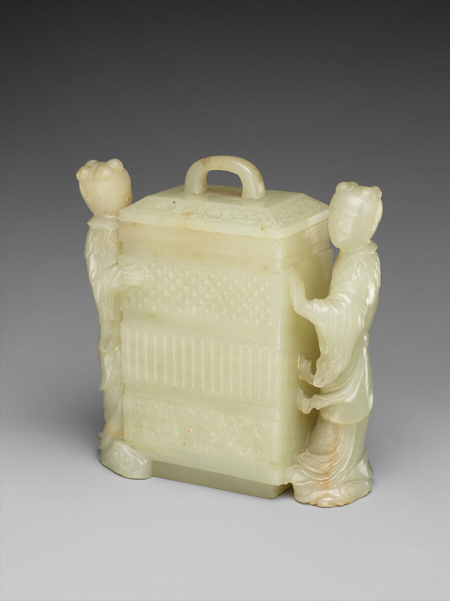 Covered Vase, Nephrite, China