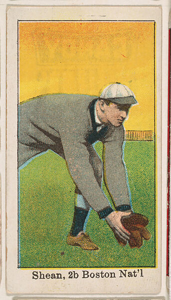 Shean, 2nd Base, Boston, National League, from the Baseball Gum series (E92), issued by Croft and Allen Co., Issued by Croft and Allen Co., Philadelphia, Commercial color lithograph 